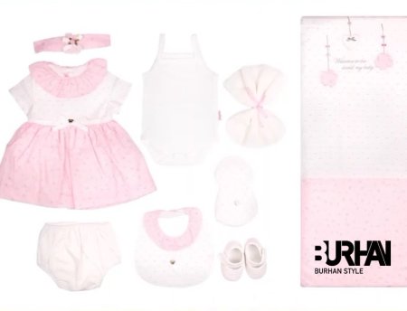 مجموعة فستان بيبي